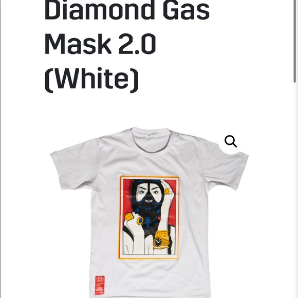 Lady Diamond Gas Mask Tee - Picture 2 of 2